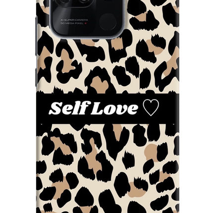 Leopard Print Self Love Redmi 10/10 Power Hard Case Back Cover by Casekaro