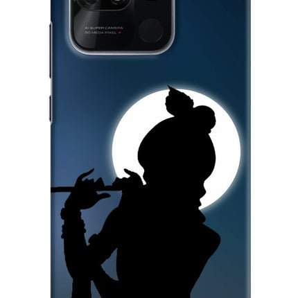 Shri Krishna Silhouette Redmi 10/10 Power Hard Case Back Cover by Casekaro