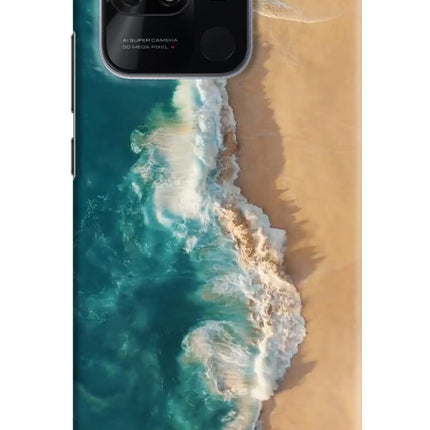 Ocean Beach Redmi 10/10 Power Hard Case Back Cover by Casekaro