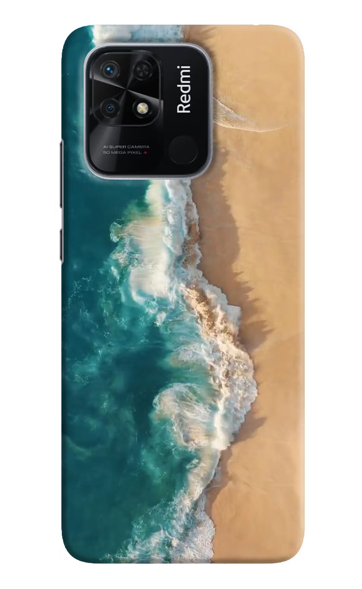 Ocean Beach Redmi 10/10 Power Hard Case Back Cover by Casekaro