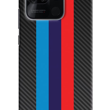 BMW Stripes Pattern Redmi 10/10 Power Hard Case Back Cover by Casekaro