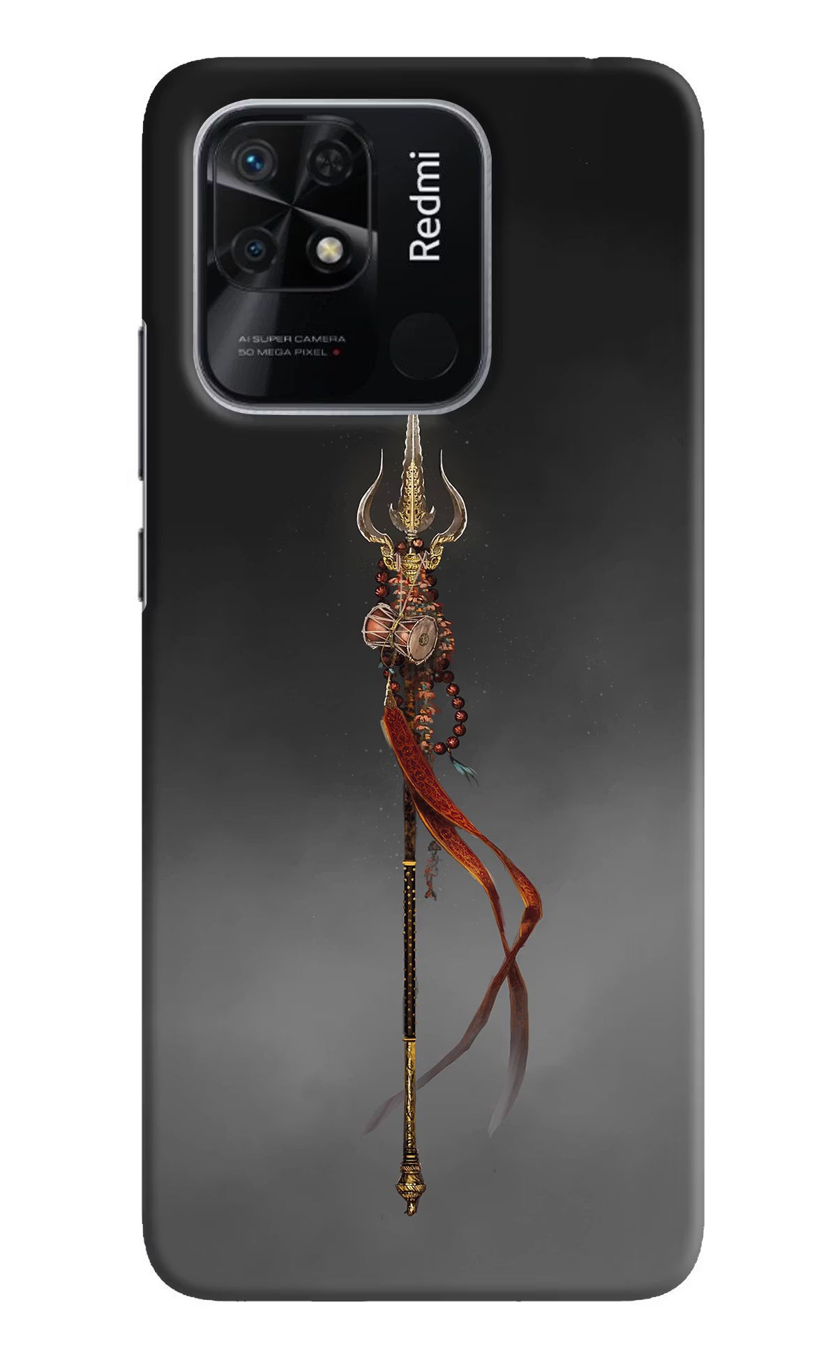 Shiv Trishul Redmi 10/10 Power Hard Case Back Cover by Casekaro