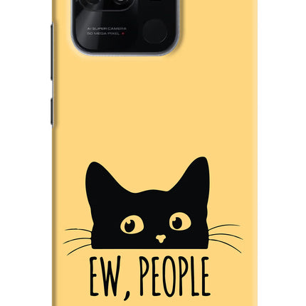 Ew People Catitude Redmi 10/10 Power Hard Case Back Cover by Casekaro