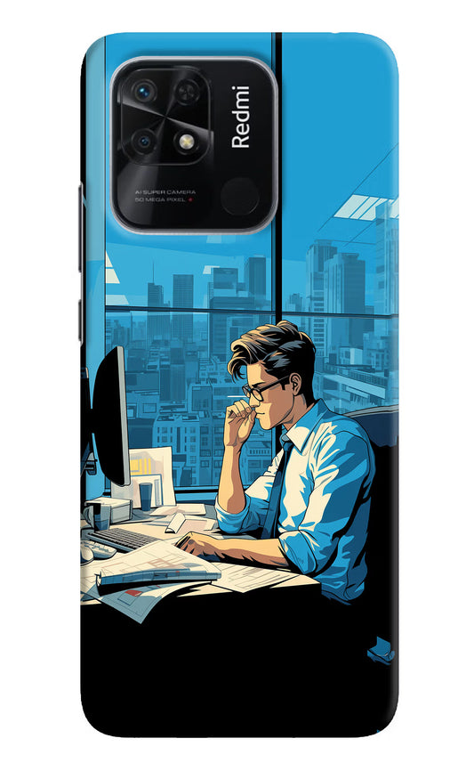 Focused Hustler (AI Generated) Redmi 10/10 Power Hard Case Back Cover by Casekaro