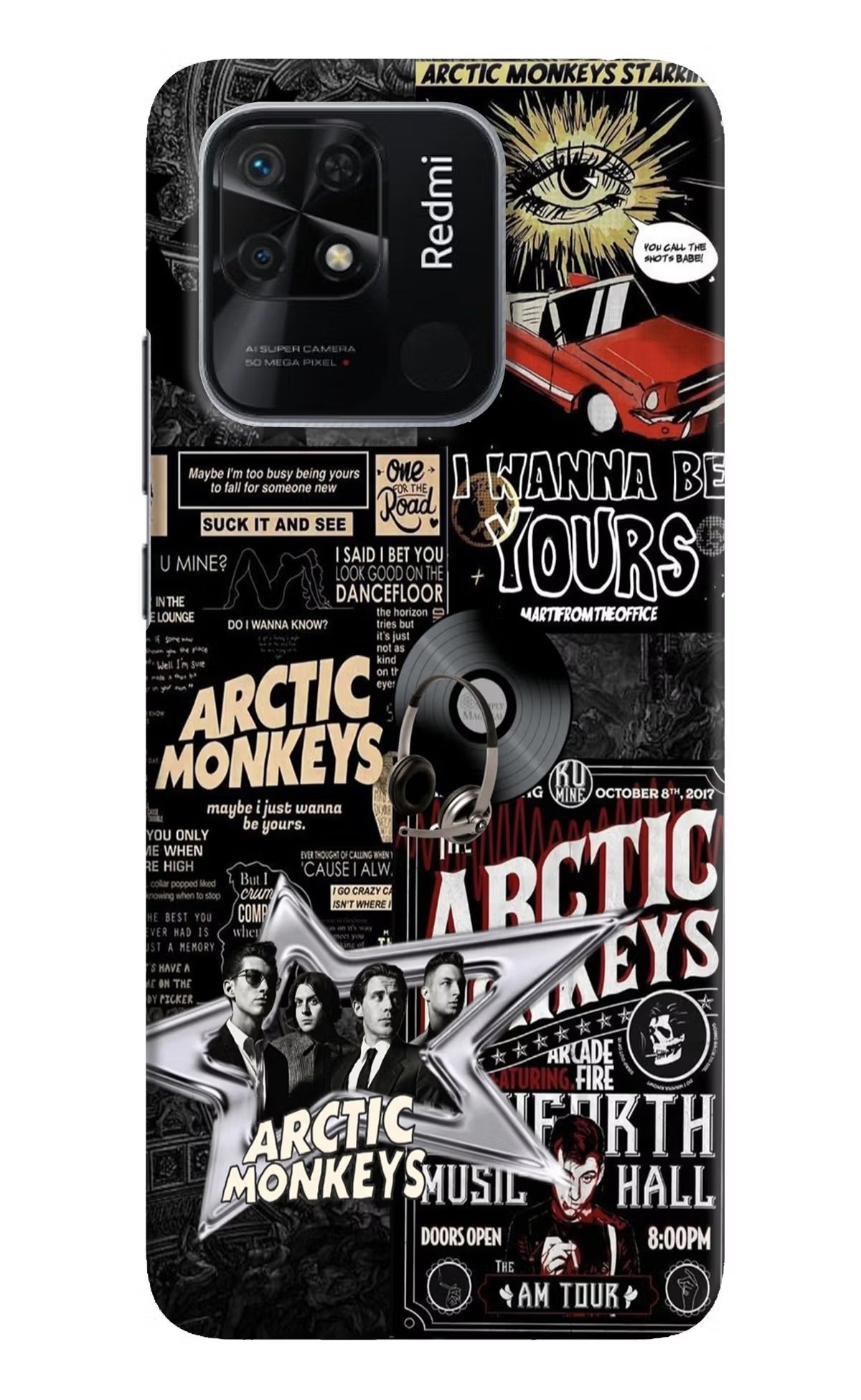 Arctic Monkeys Redmi 10/10 Power Hard Case Back Cover by Casekaro