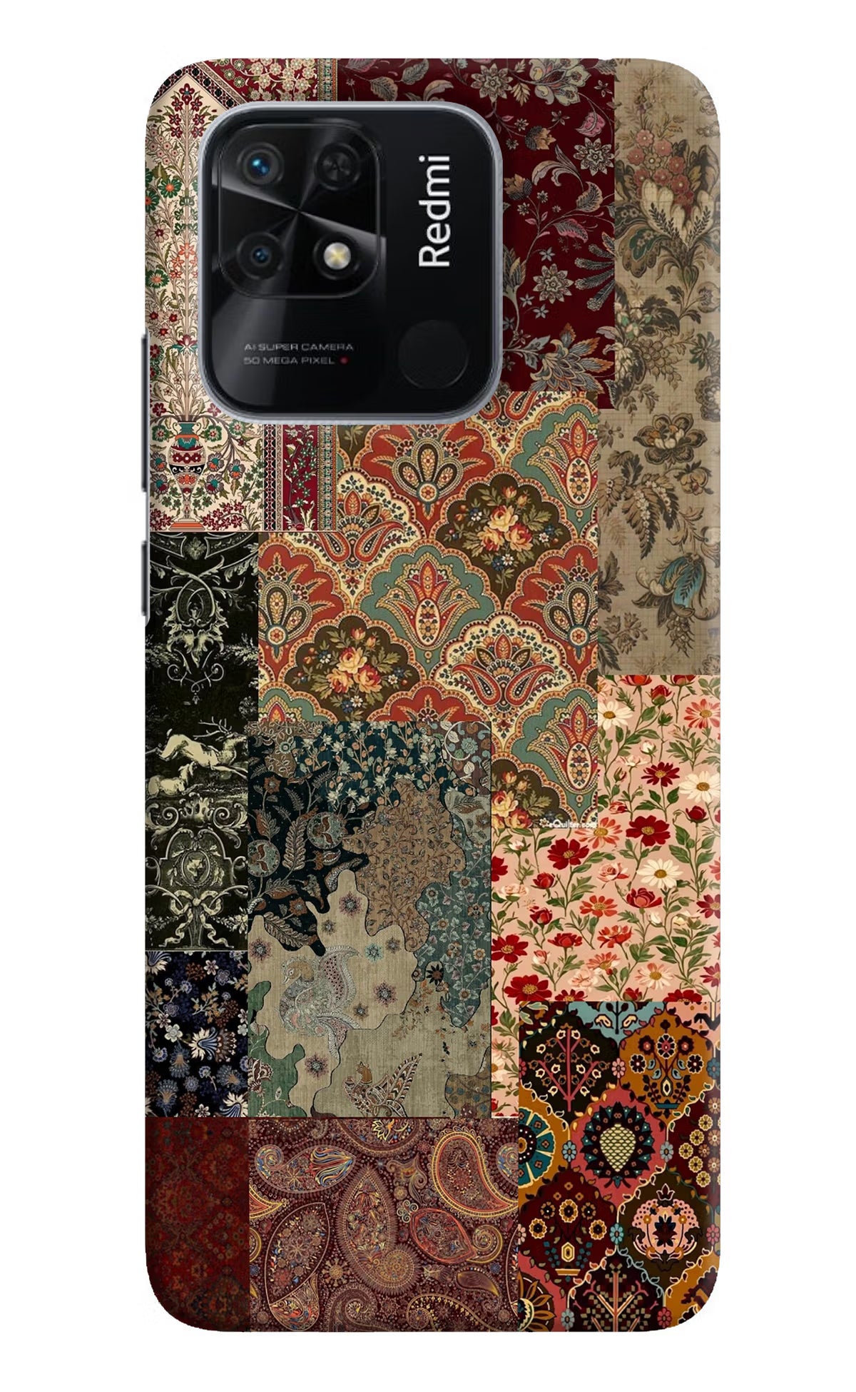 Desi Print Redmi 10/10 Power Hard Case Back Cover by Casekaro