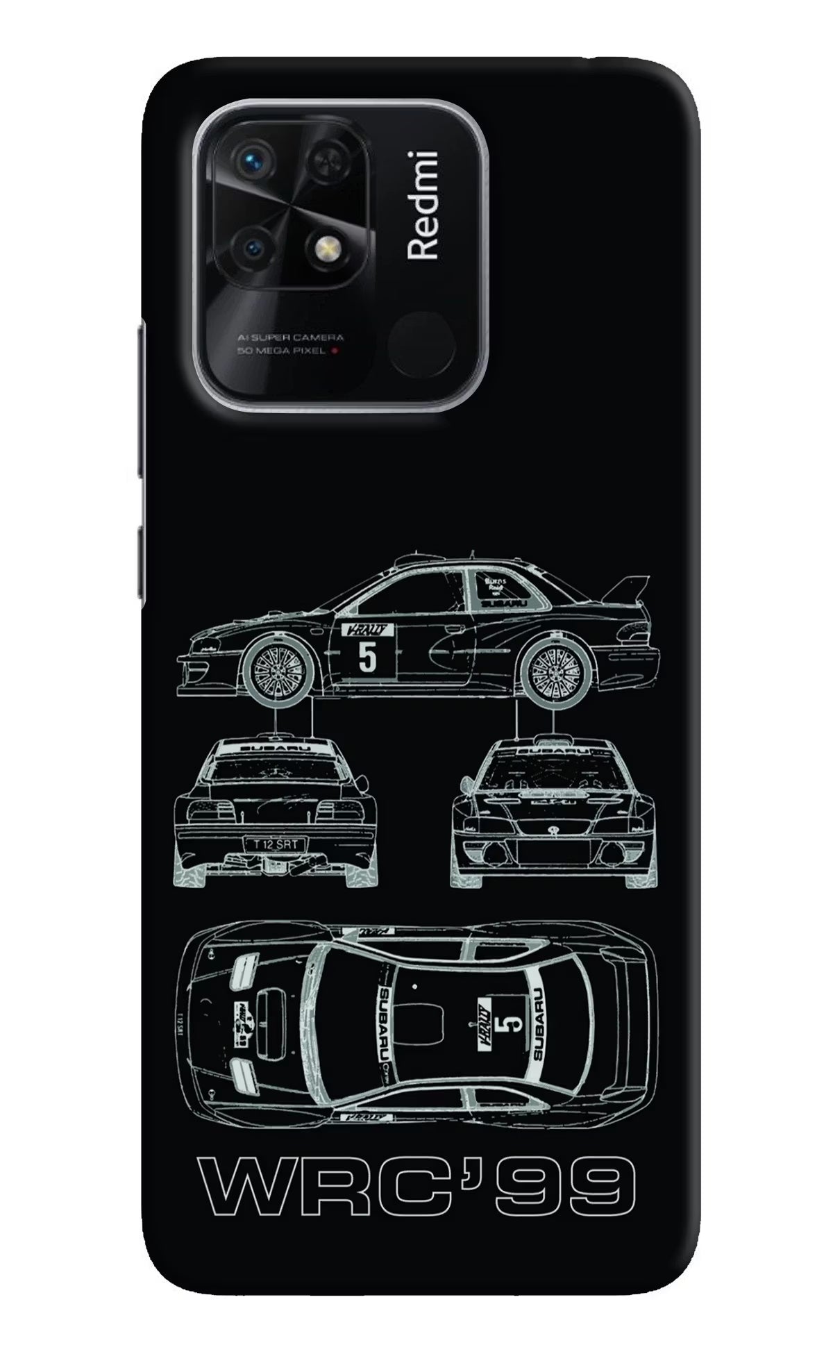 WRC'99 Redmi 10/10 Power Hard Case Back Cover by Casekaro
