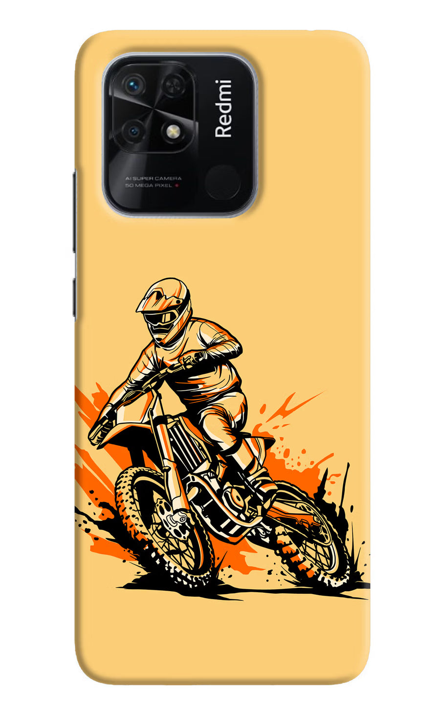 Off-Road Fury Redmi 10/10 Power Back Cover, Hard case