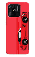 Red Velocity Redmi 10/10 Power Hard Case Back Cover by Casekaro