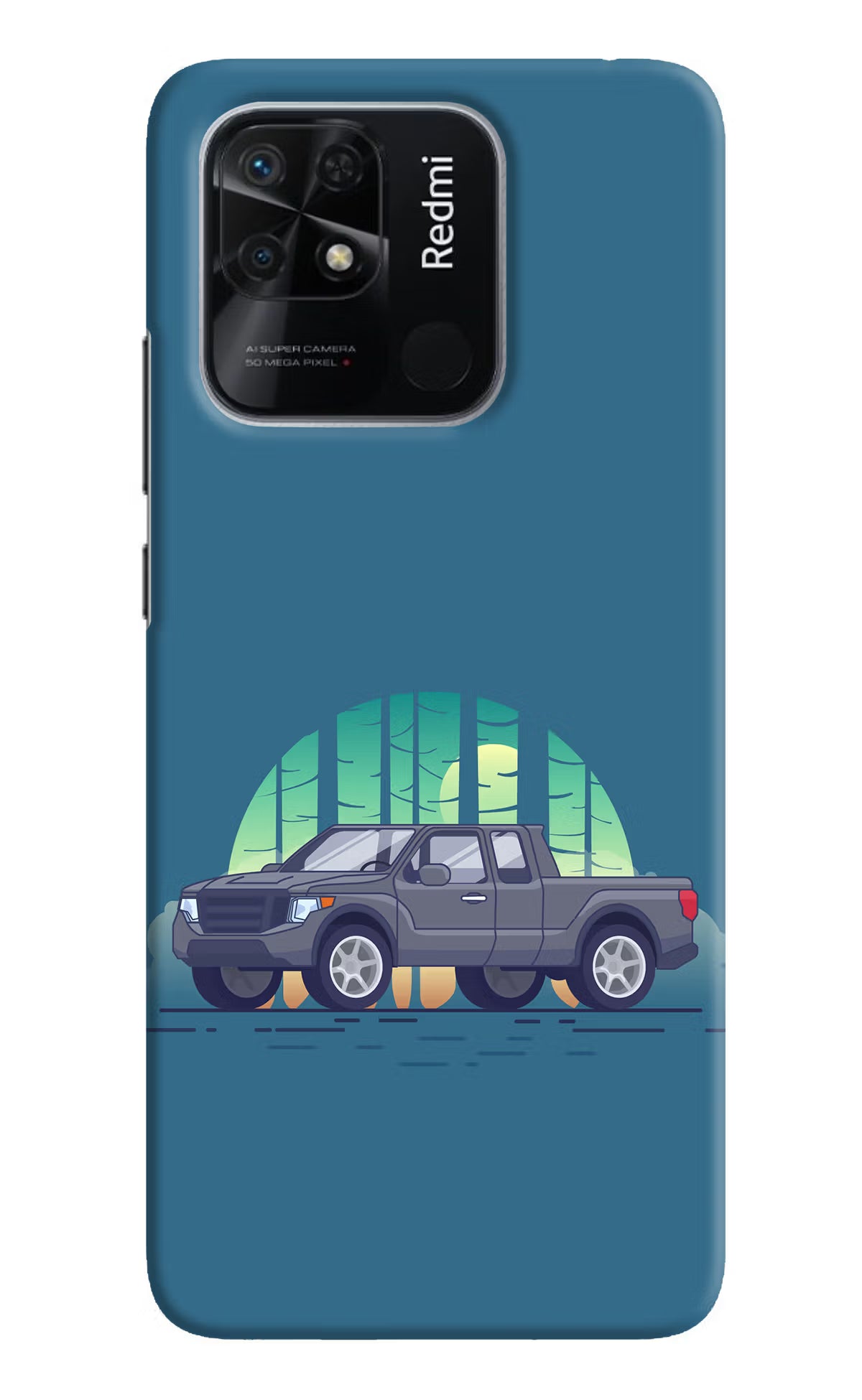 Retro Garage Vibe Redmi 10/10 Power Hard Case Back Cover by Casekaro