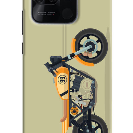 Vertical Speedster Redmi 10/10 Power Hard Case Back Cover by Casekaro