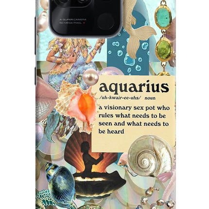 Aquarius Zodiac Redmi 10/10 Power Hard Case Back Cover by Casekaro