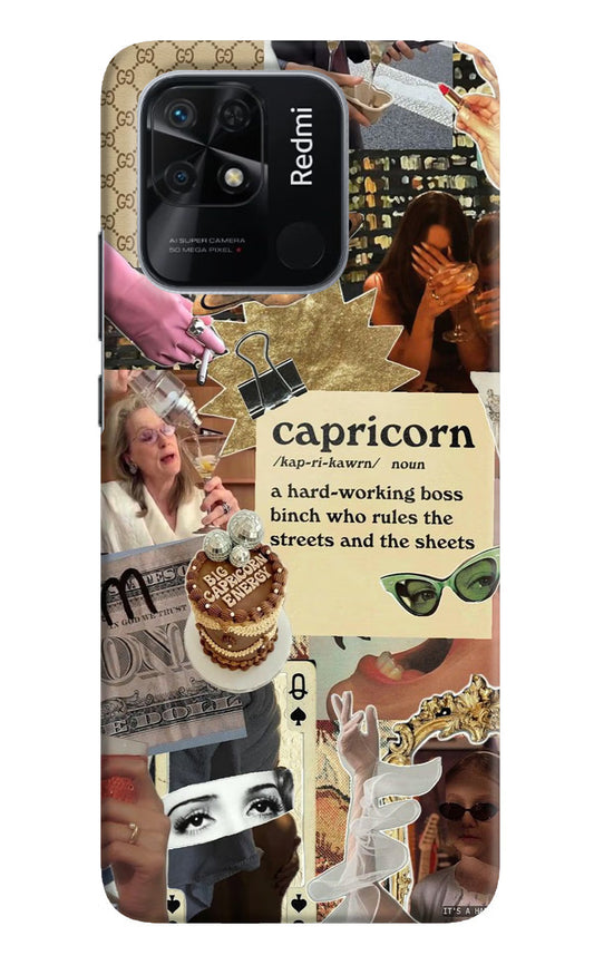 Capricorn Zodiac Redmi 10/10 Power Hard Case Back Cover by Casekaro