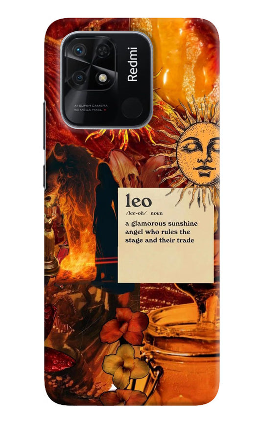 Leo Zodiac Redmi 10/10 Power Hard Case Back Cover by Casekaro