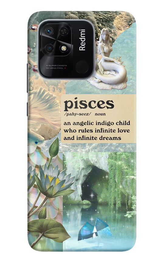 Pisces Zodiac Redmi 10/10 Power Hard Case Back Cover by Casekaro