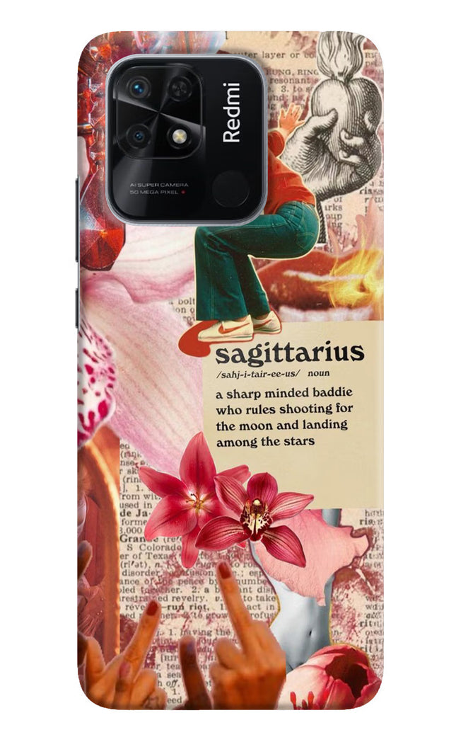 Sagittarius Zodiac Redmi 10/10 Power Hard Case Back Cover by Casekaro
