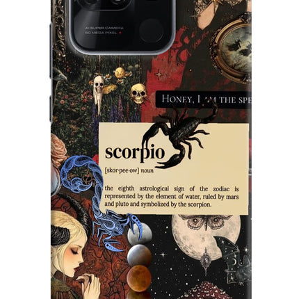 Scorpio Zodiac Redmi 10/10 Power Hard Case Back Cover by Casekaro