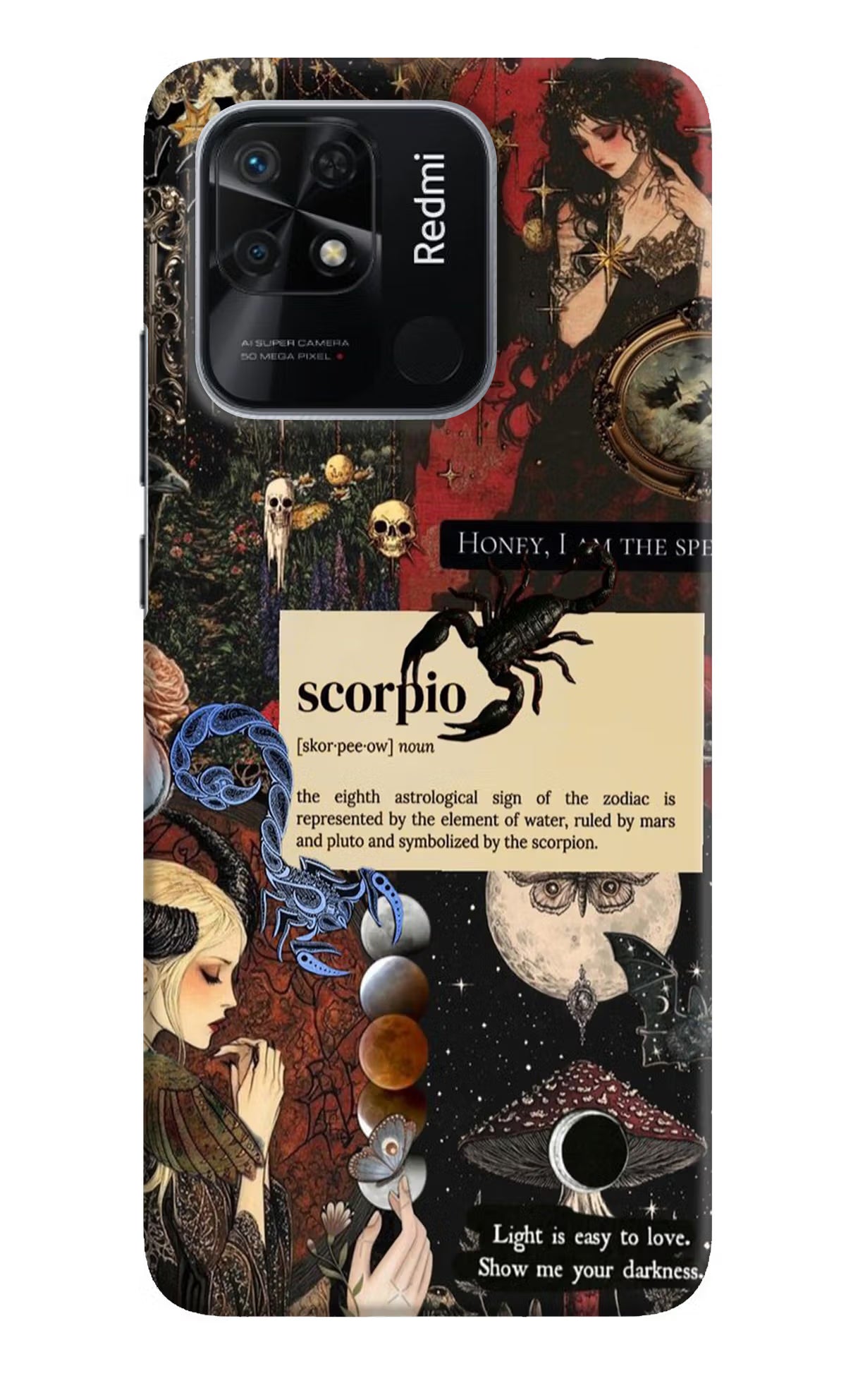 Scorpio Zodiac Redmi 10/10 Power Hard Case Back Cover by Casekaro