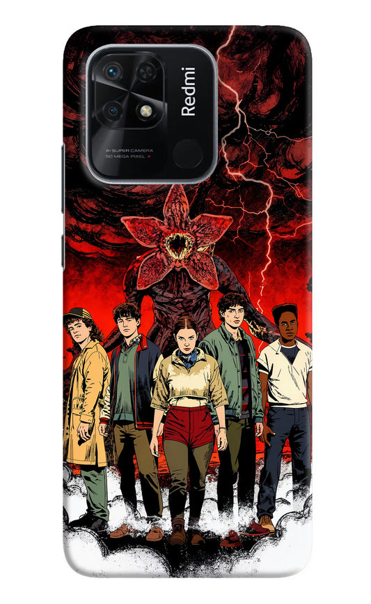 Ordinary Things Characters Redmi 10/10 Power Hard Case Back Cover by Casekaro