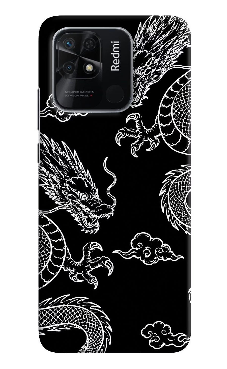 Twin Dragons Redmi 10/10 Power Back Cover, Hard case