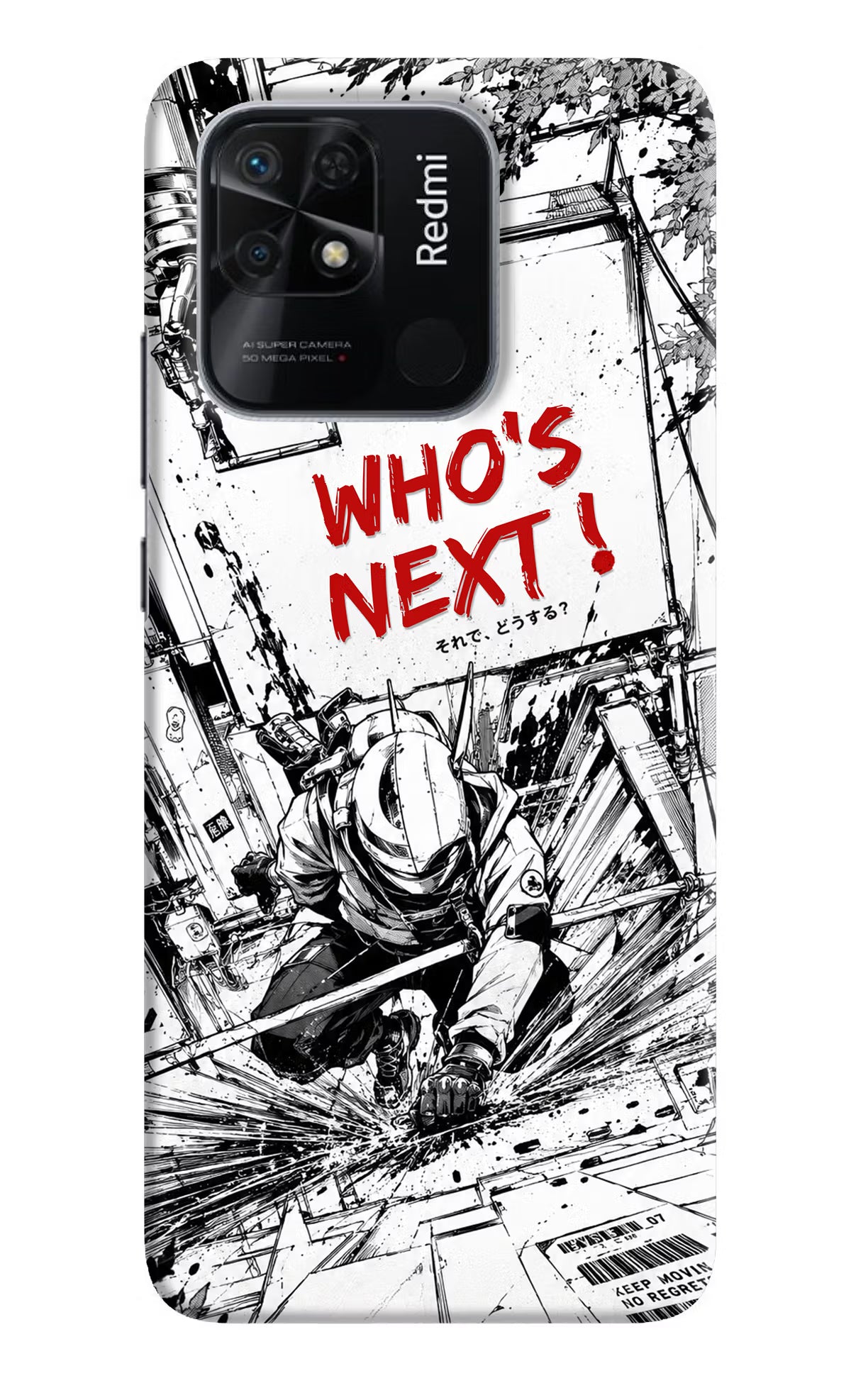 Who's Next Redmi 10/10 Power Hard Case Back Cover by Casekaro