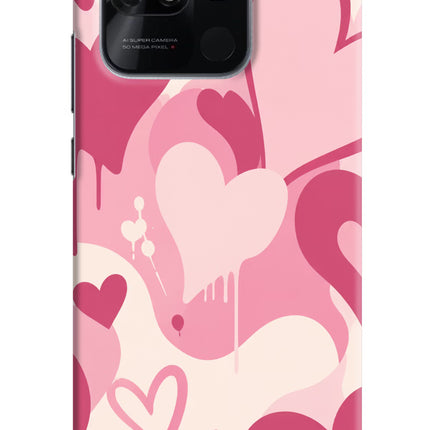 Hearty case Redmi 10/10 Power Hard Case Back Cover by Casekaro