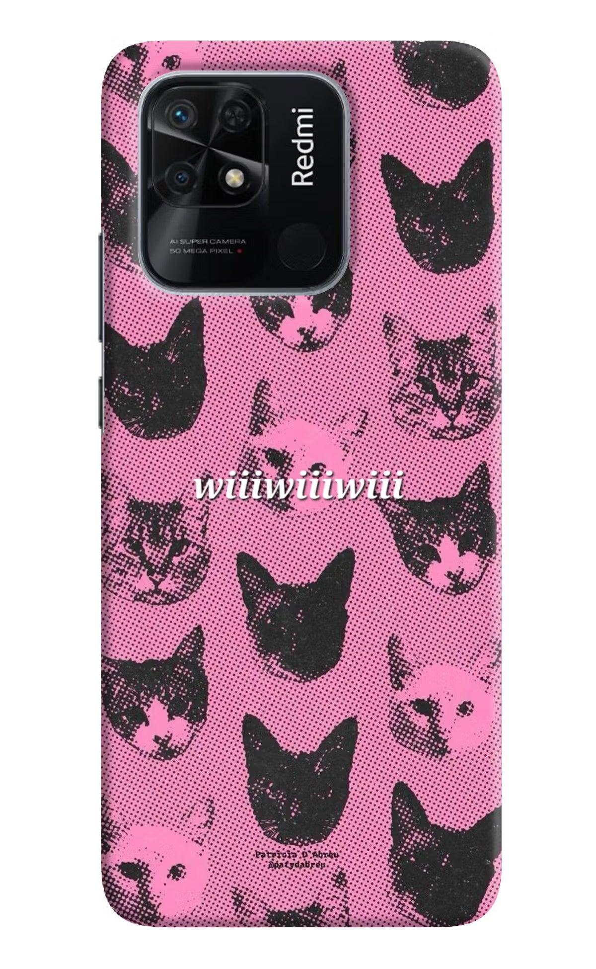 Pink Cats Redmi 10/10 Power Back Cover