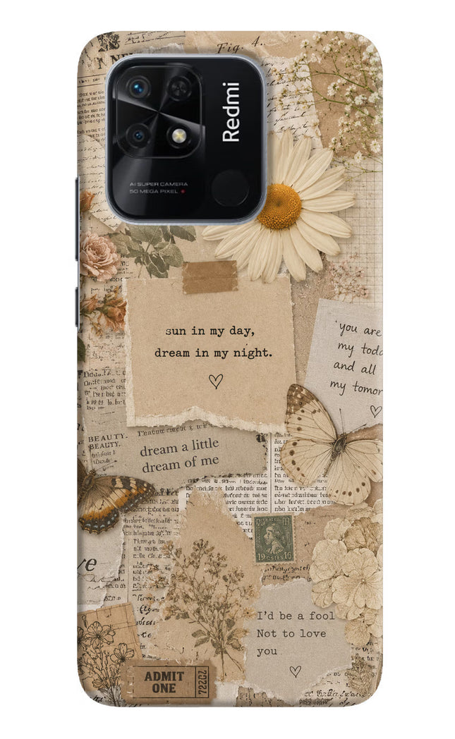Vintage case Redmi 10/10 Power Hard Case Back Cover by Casekaro