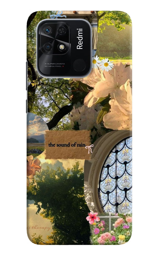 Rain Redmi 10/10 Power Hard Case Back Cover by Casekaro
