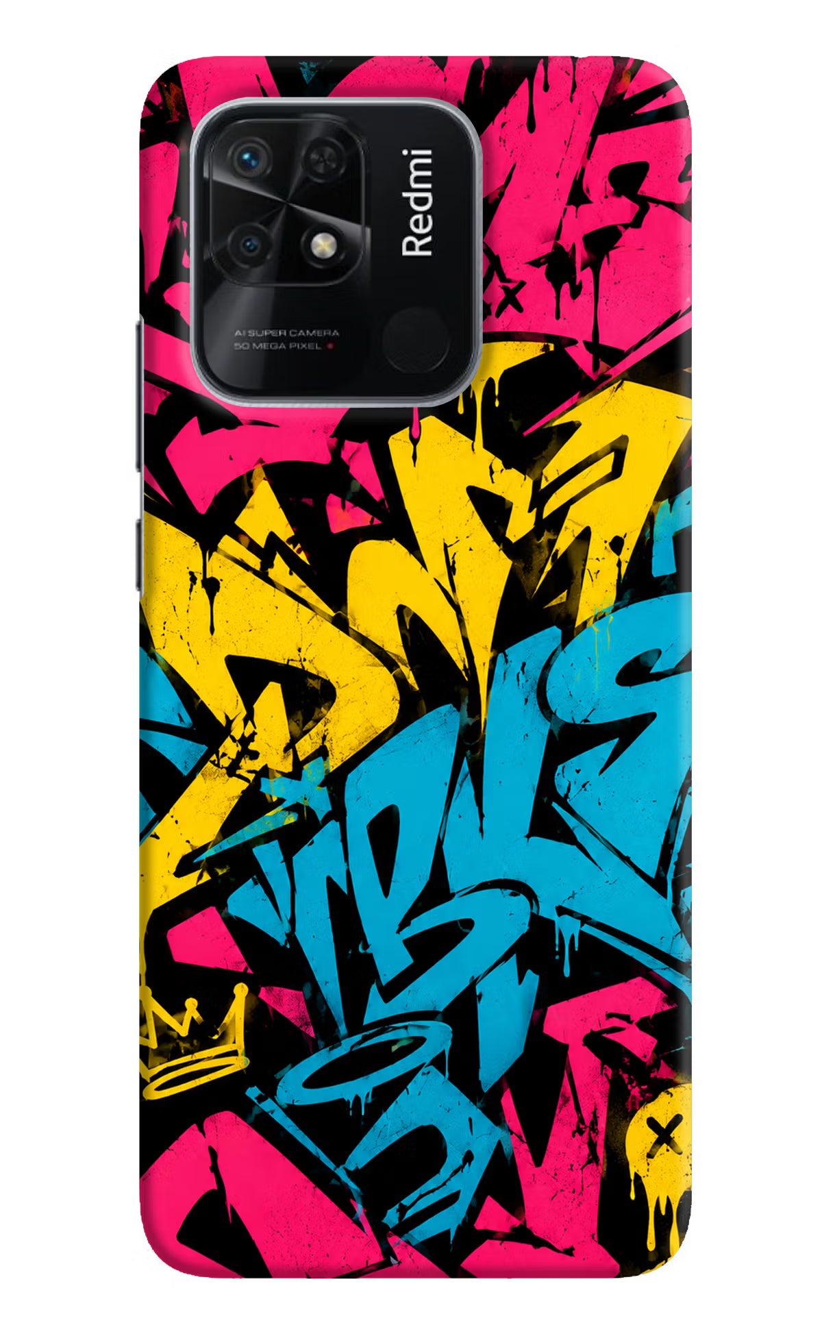 Graffiti Vibe Redmi 10/10 Power Back Cover