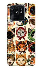 Cool Cat Redmi 10/10 Power Hard Case Back Cover by Casekaro
