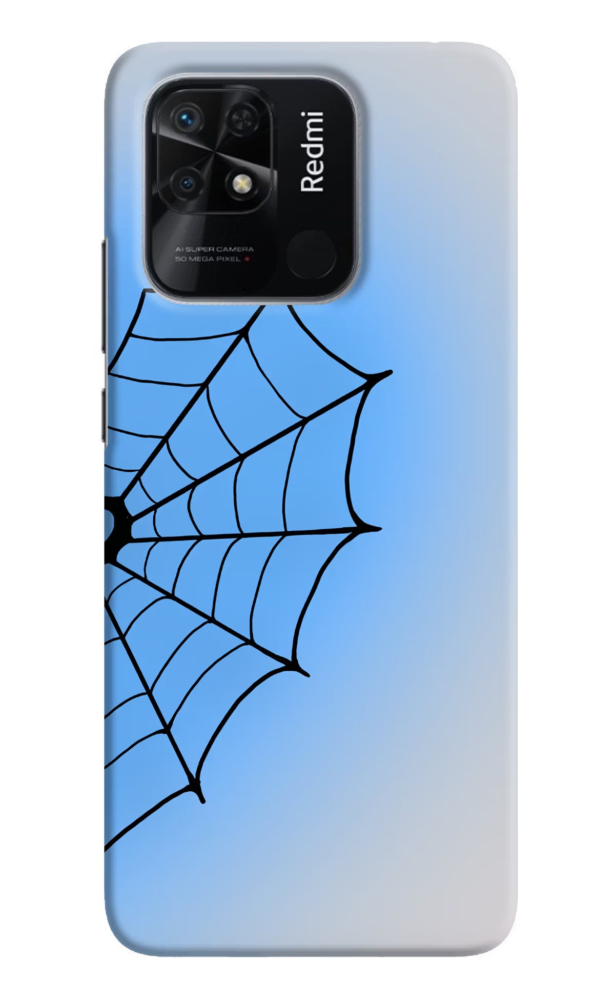 Blue Web Redmi 10/10 Power Back Cover