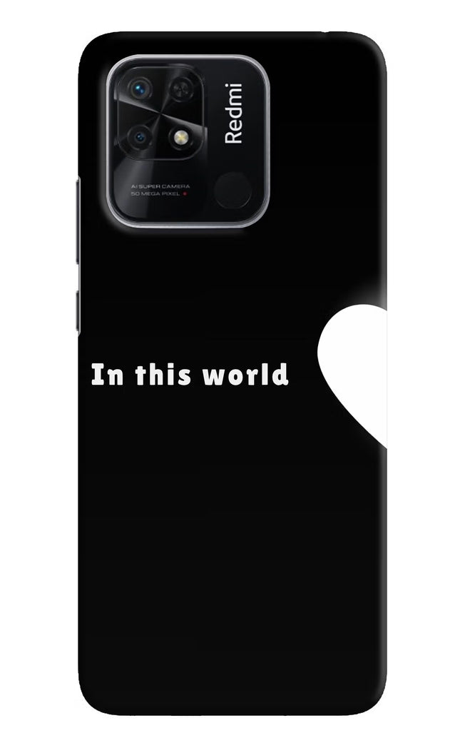 This World Redmi 10/10 Power Hard Case Back Cover by Casekaro