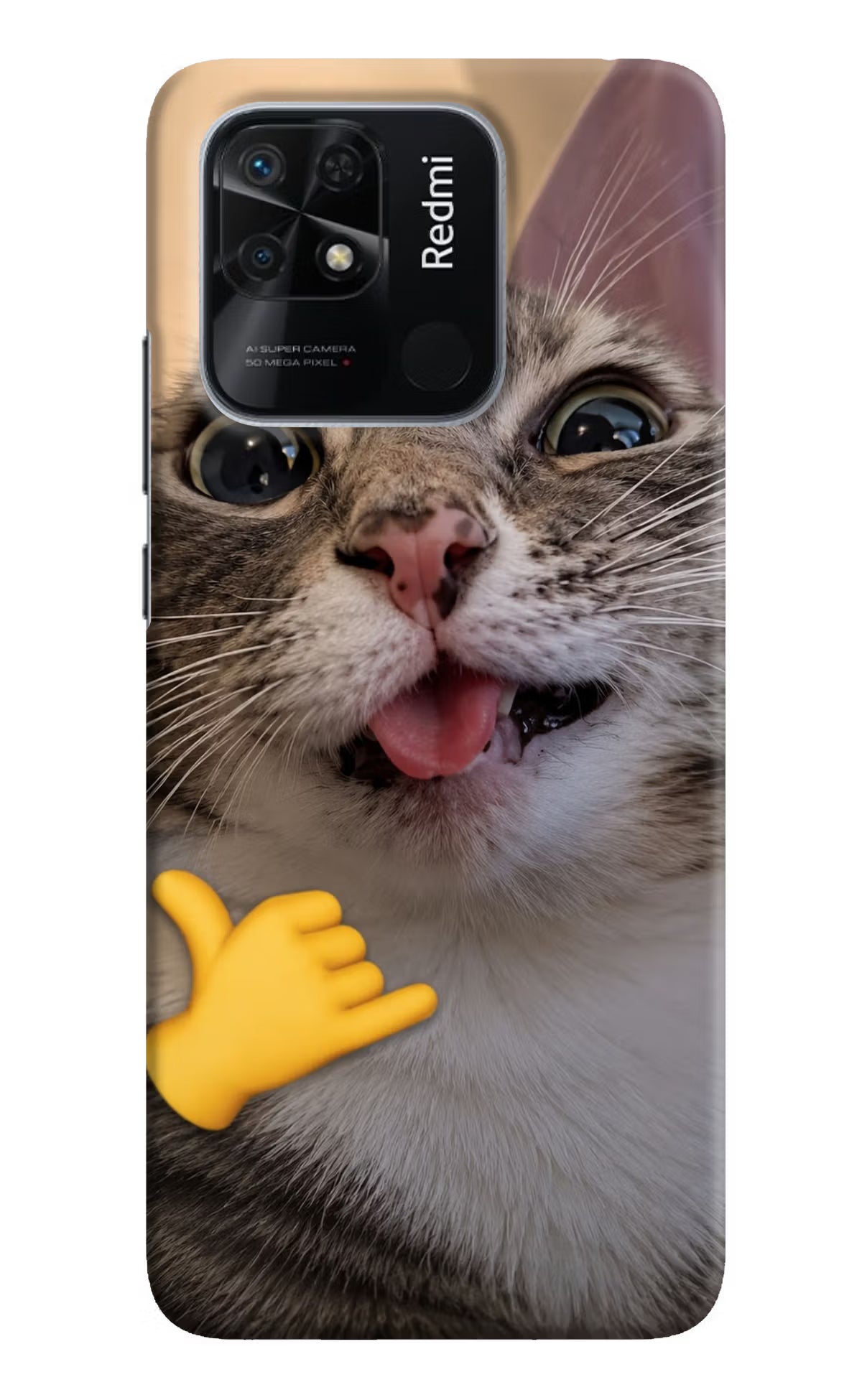 Silly Cat Call Redmi 10/10 Power Back Cover