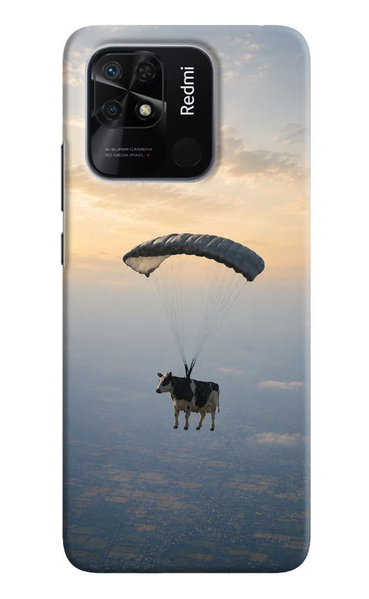 Skydiving Cow Redmi 10/10 Power Hard Case Back Cover by Casekaro