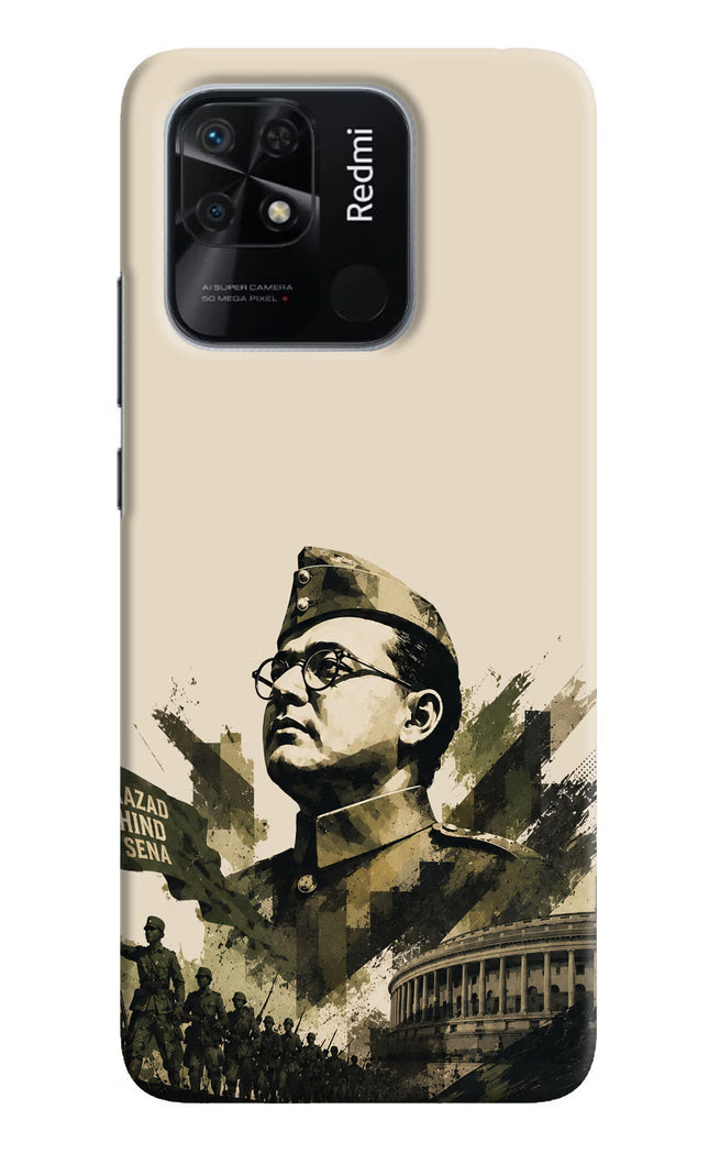 Netaji Rising Redmi 10/10 Power Hard Case Back Cover by Casekaro