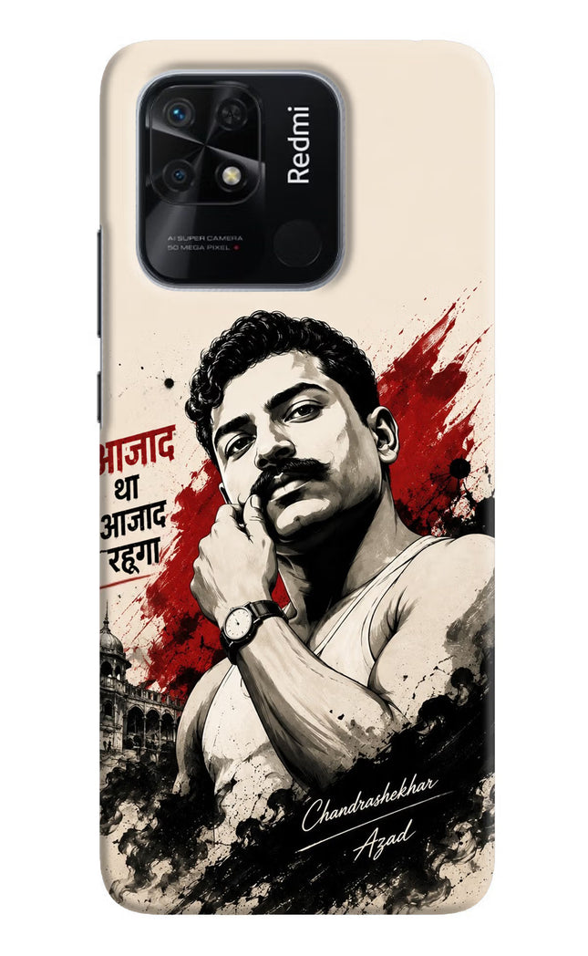 Chandrashekhar Azad Fearless Redmi 10/10 Power Hard Case Back Cover by Casekaro