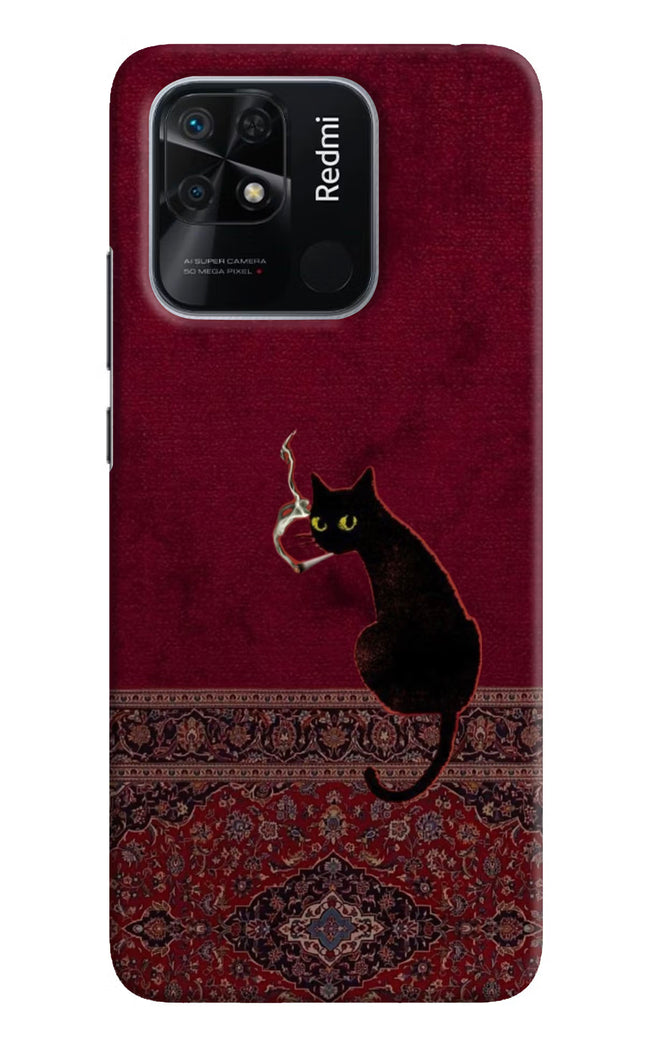 Midnight Cat Redmi 10/10 Power Hard Case Back Cover by Casekaro
