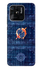 Koi Blue Redmi 10/10 Power Back Cover