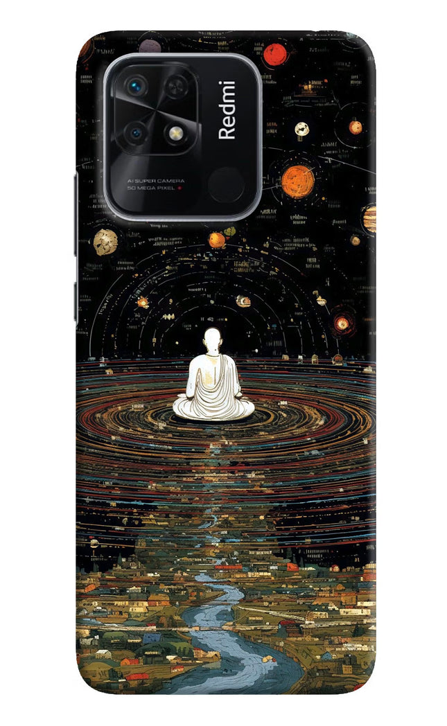 Space Monk Redmi 10/10 Power Hard Case Back Cover by Casekaro