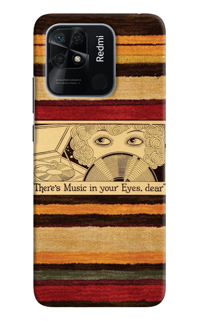 Vinyl Stripes Redmi 10/10 Power Hard Case Back Cover by Casekaro