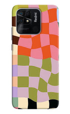 Wavy Grid Redmi 10/10 Power Back Cover
