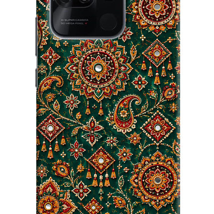 Green Pataka Redmi 10/10 Power Back Cover