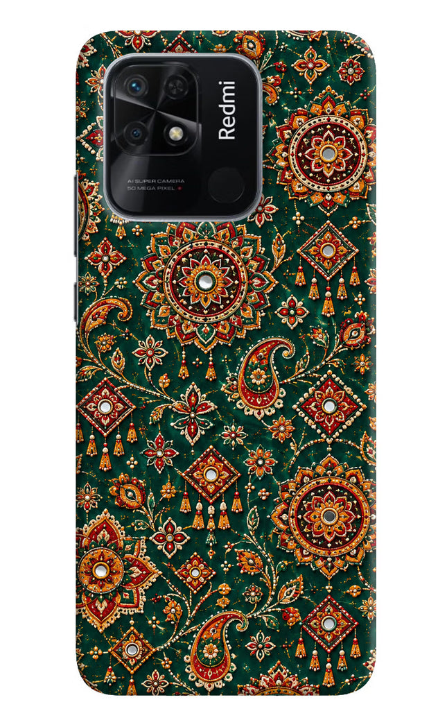 Green Pataka Redmi 10/10 Power Hard Case Back Cover by Casekaro
