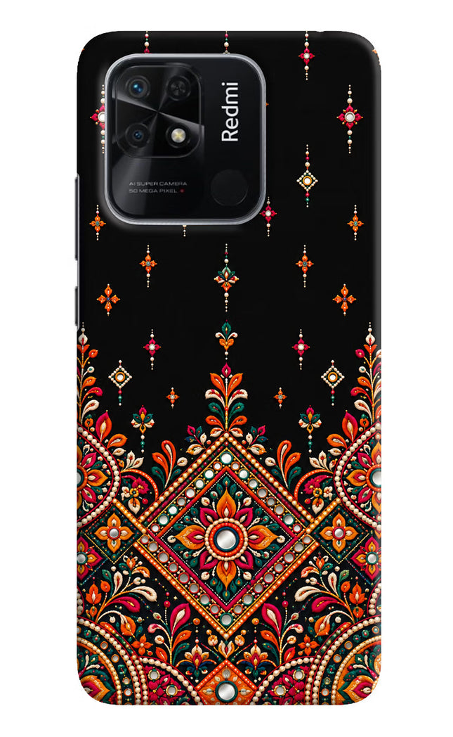 Noir Mehfil Redmi 10/10 Power Hard Case Back Cover by Casekaro