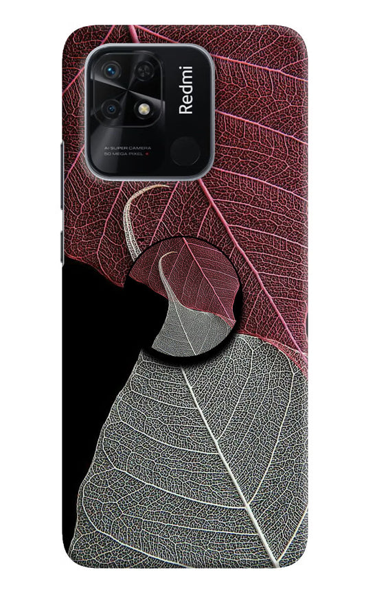 Leaf Pattern Redmi 10/10 Power Pop Case by Casekaro