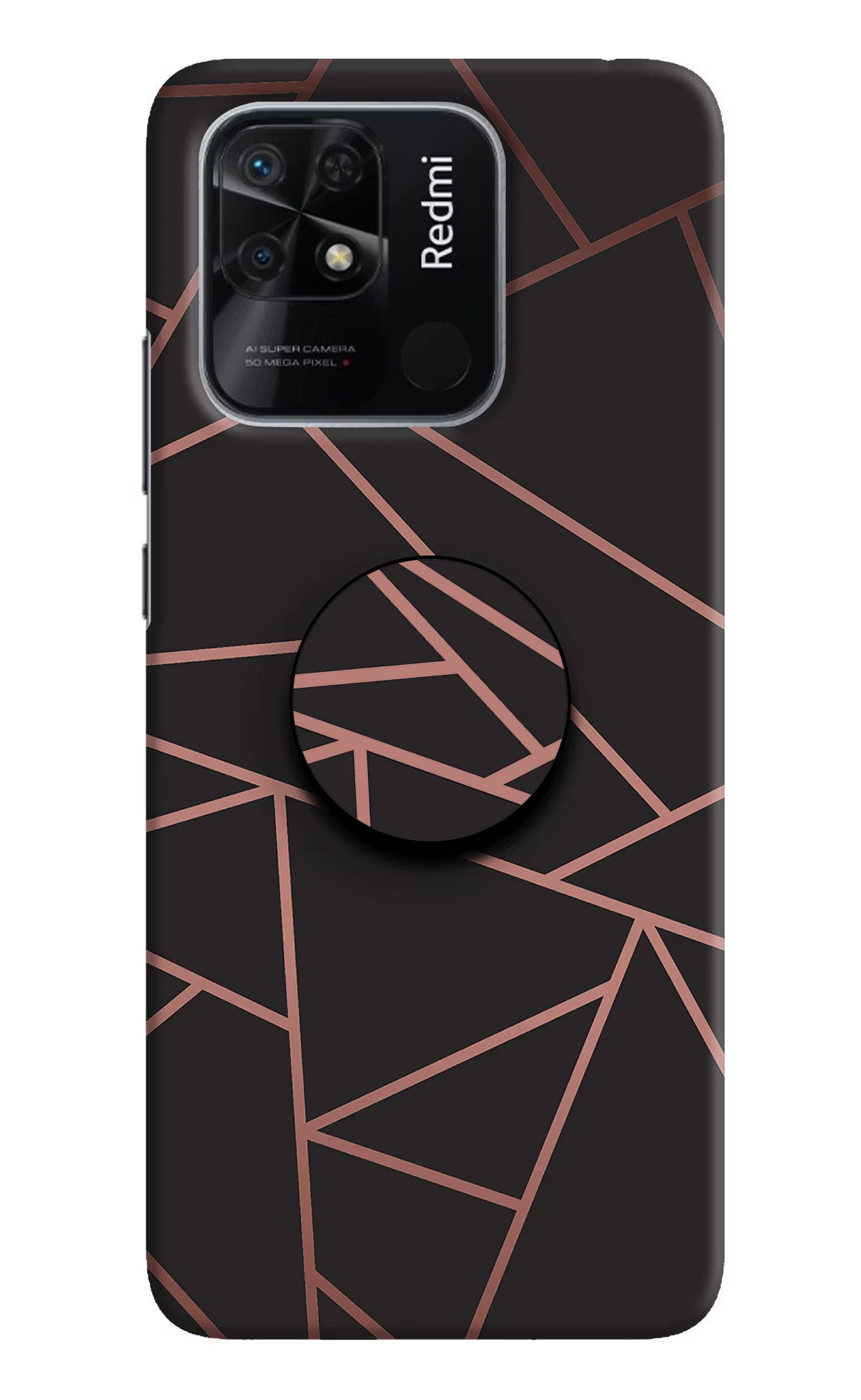 Geometric Pattern Redmi 10/10 Power Pop Case by Casekaro