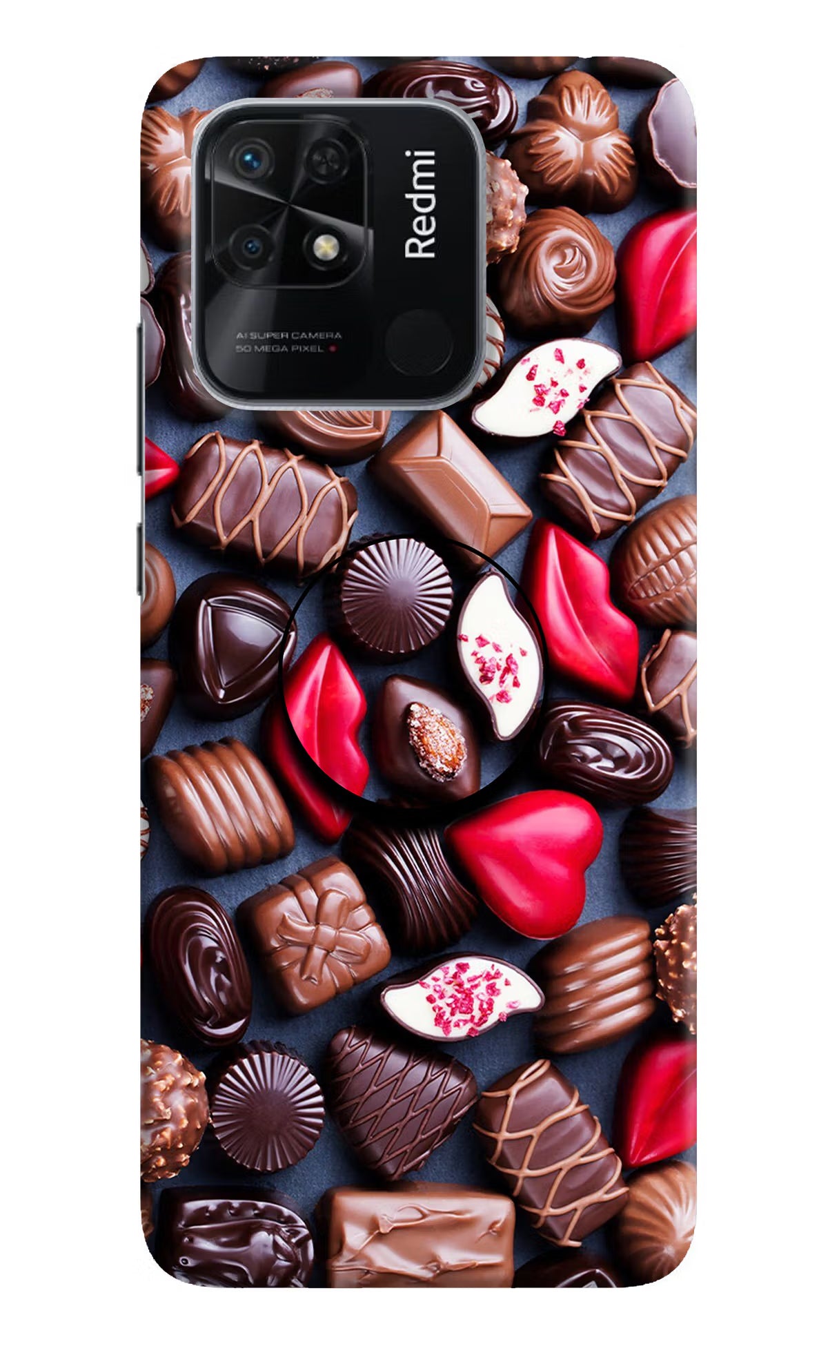 Chocolates Redmi 10/10 Power Pop Case by Casekaro