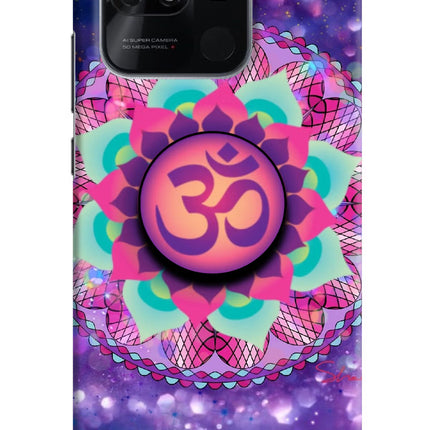 Om Purple Redmi 10/10 Power Pop Case by Casekaro
