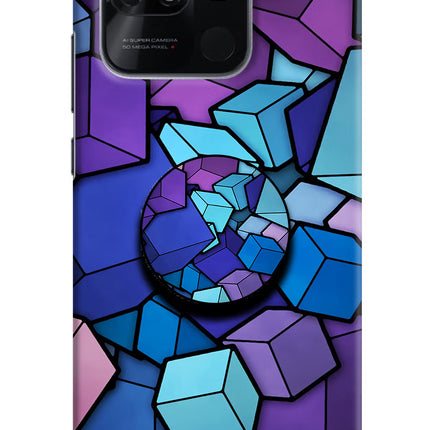 Cubic Abstract Redmi 10/10 Power Pop Case by Casekaro